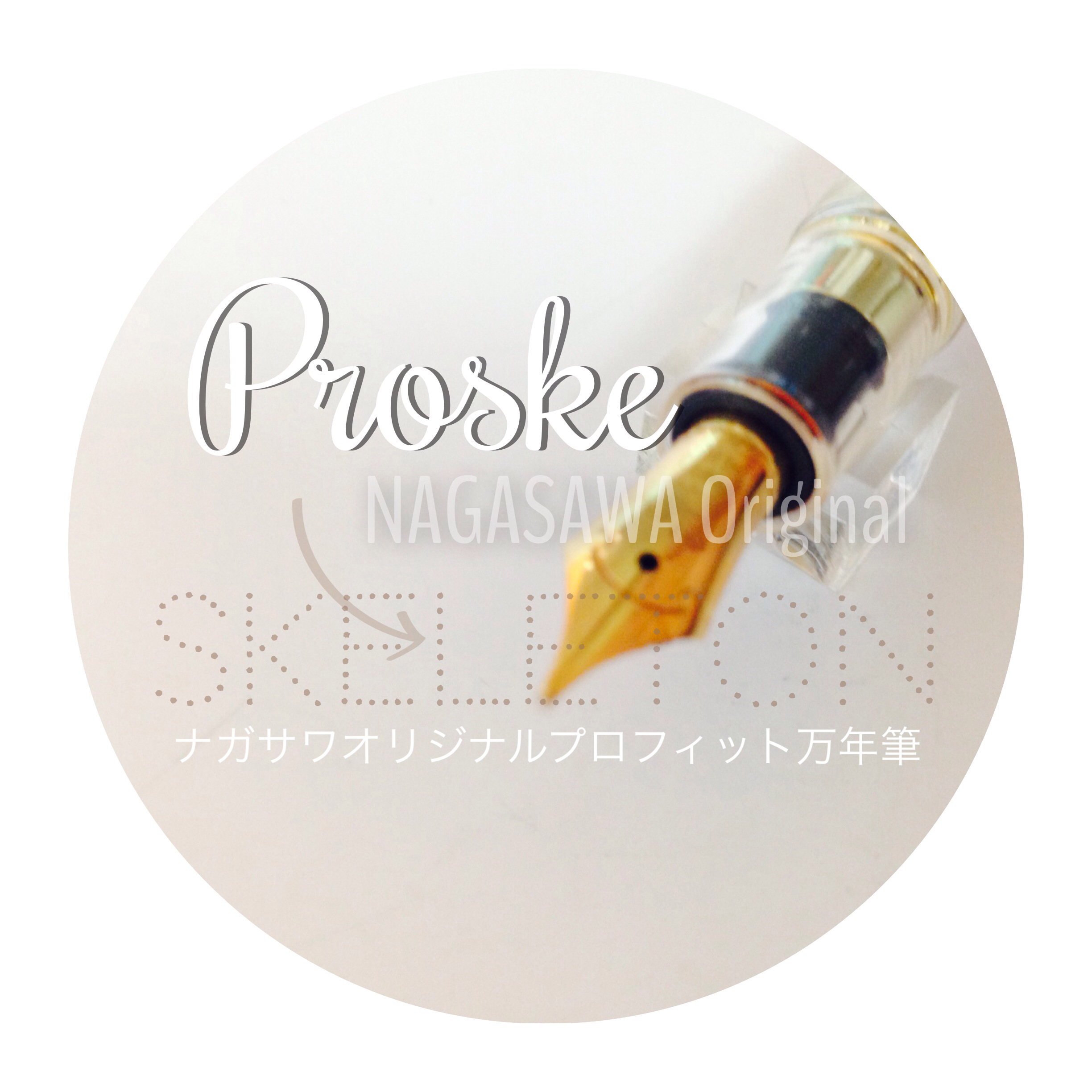NAGASAWAオリジナルスケルトン万年筆　PROSUKE（プロスケ）レビュー