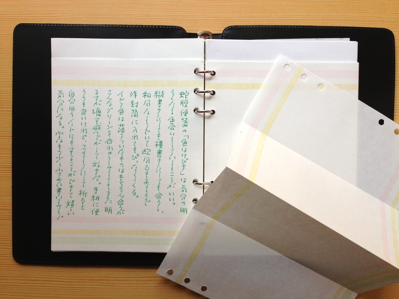 小日向京のひねもす文房具｜第十回「榛原の蛇腹便箋レターセット」