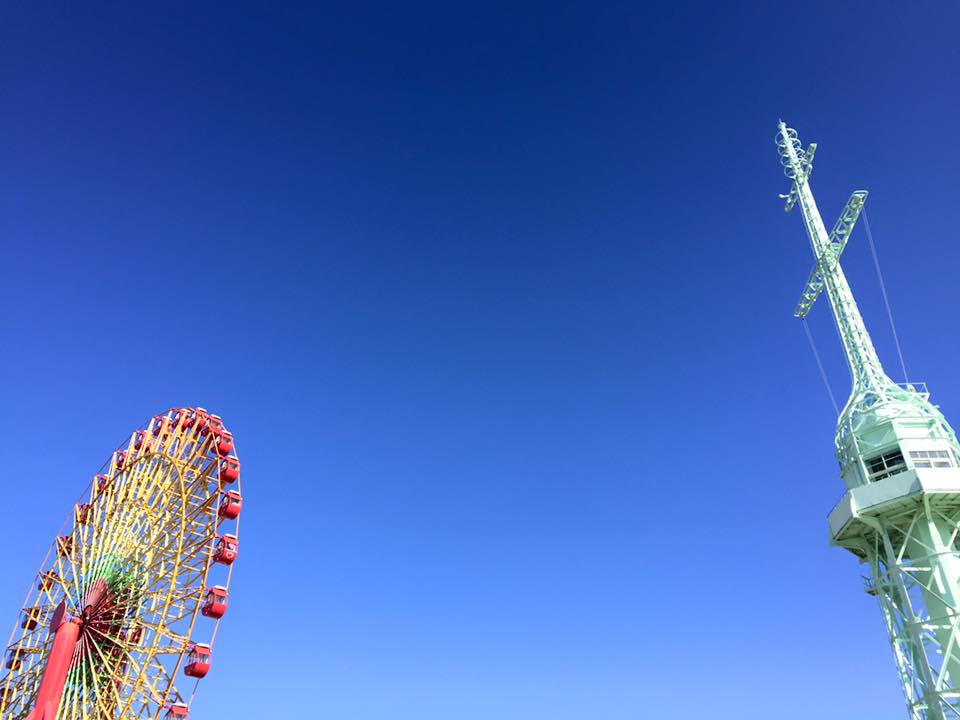 快晴の神戸ハーバーランド