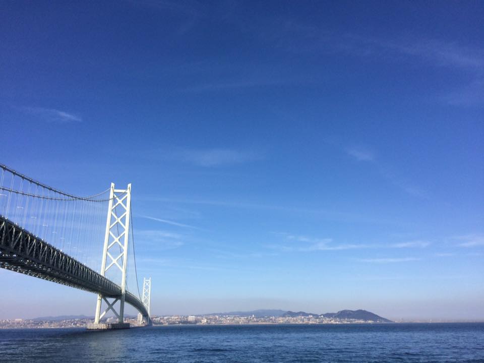 快晴の淡路島にて