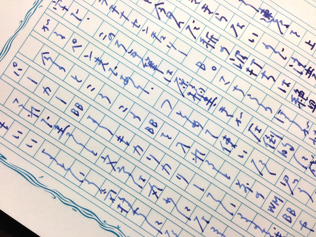 万年筆ペン先の字幅を決める時