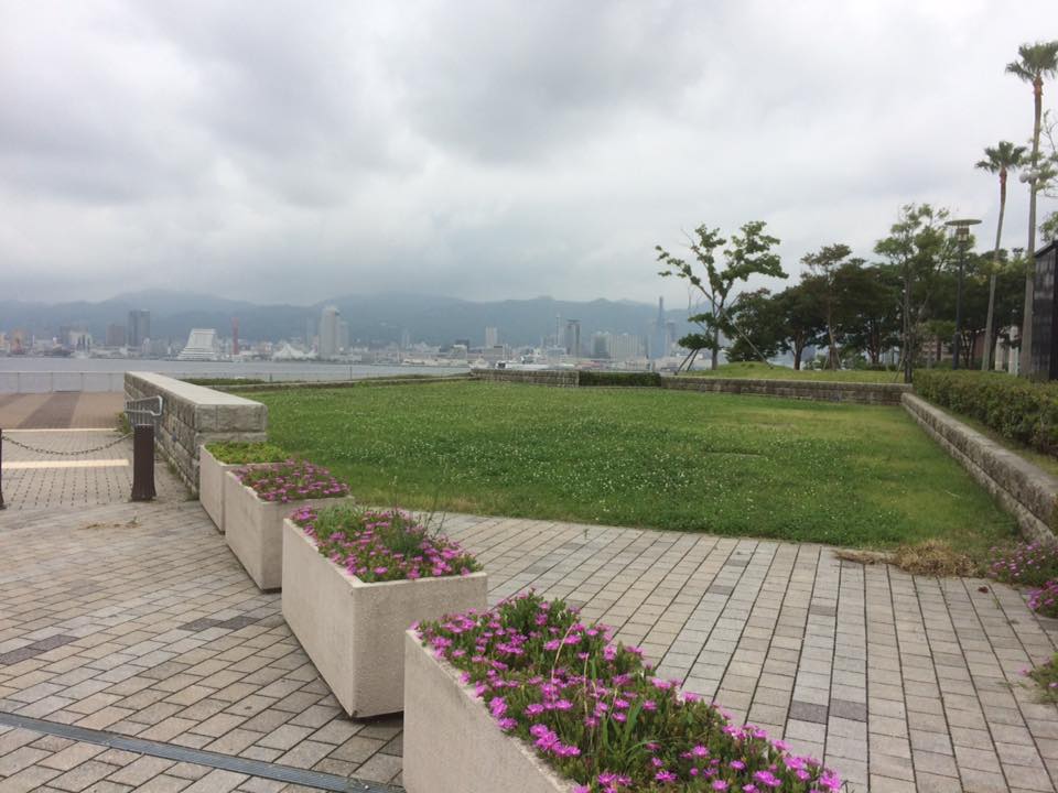神戸ポートアイランドにて