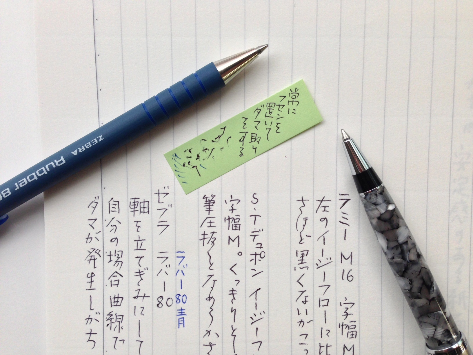 第五十八回「毎日を付箋とともに」