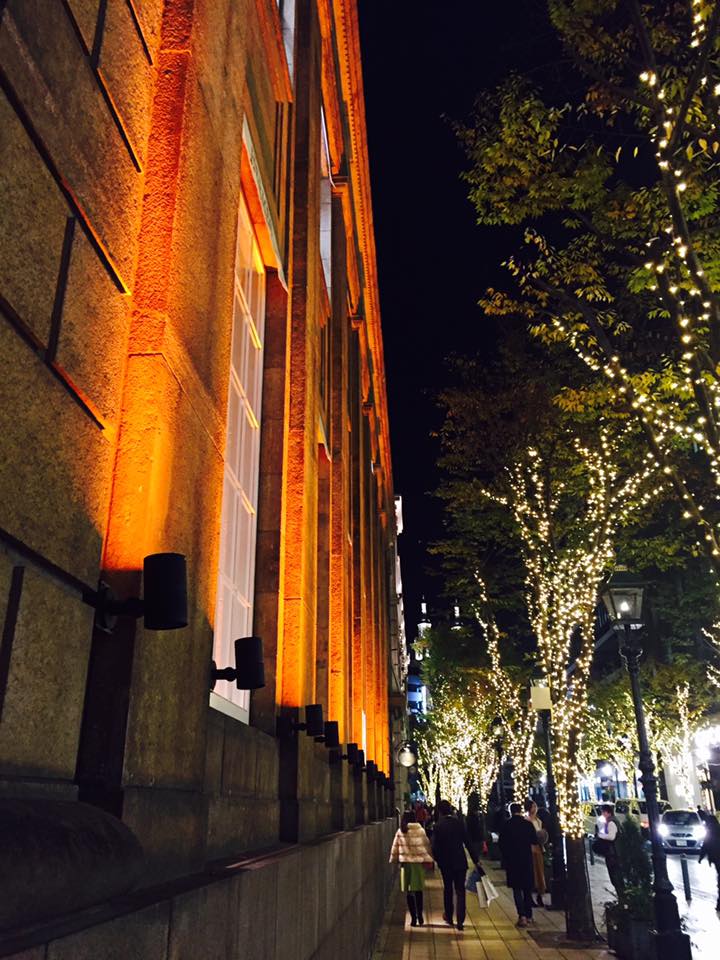 旧居留地38番館のライトアップ