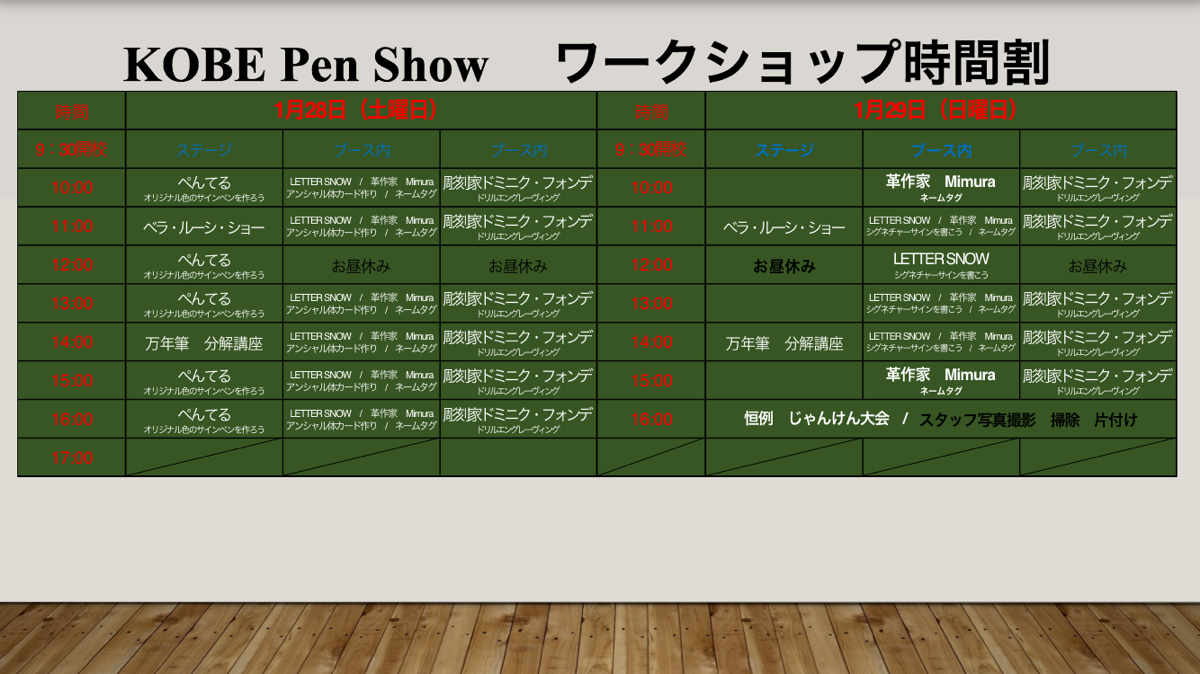小日向京のひねもす文房具｜第七十六回「神戸ペンショー2016」