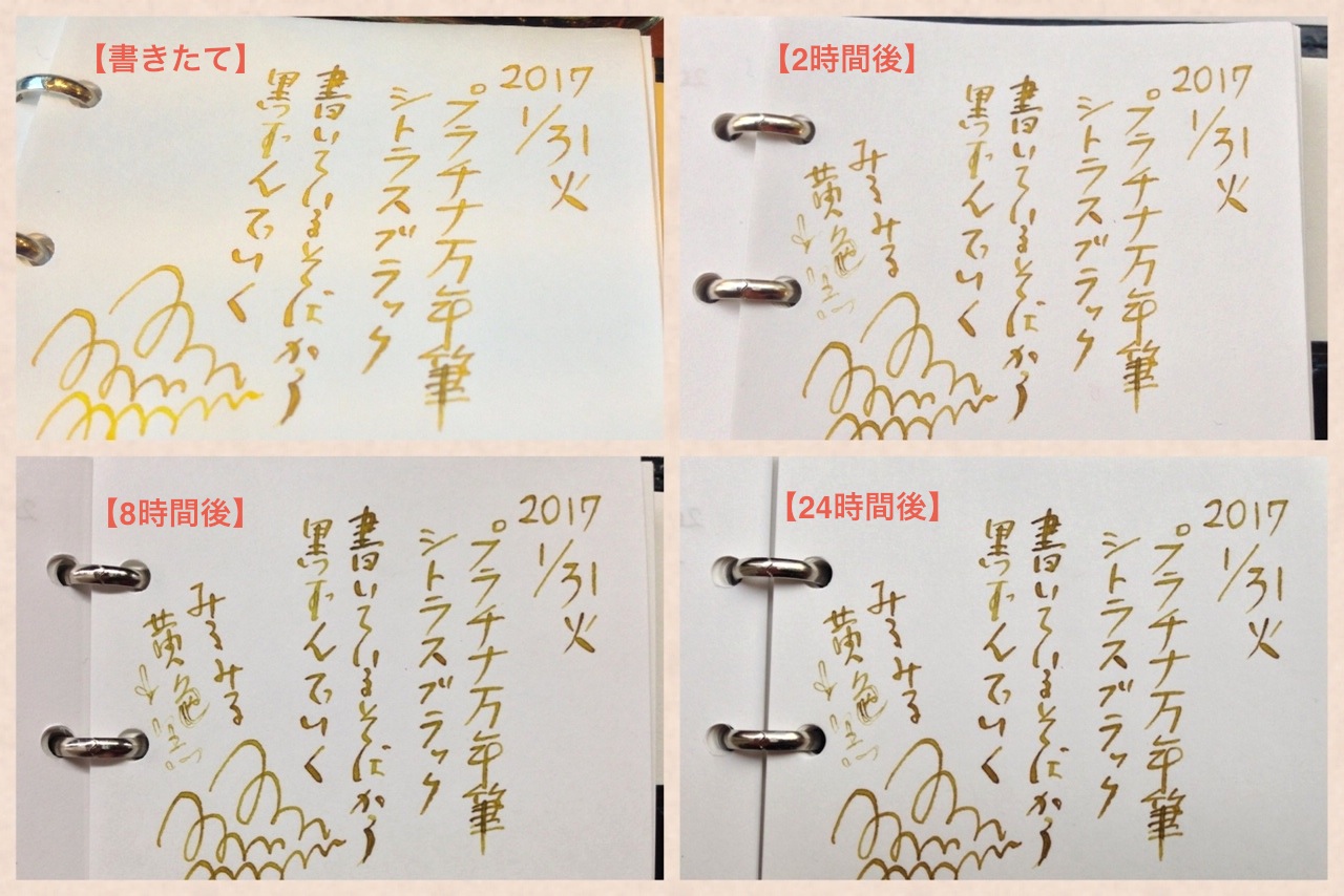 小日向京のひねもす文房具｜第七十七回「プラチナ万年筆 古典インク シトラスブラック」
