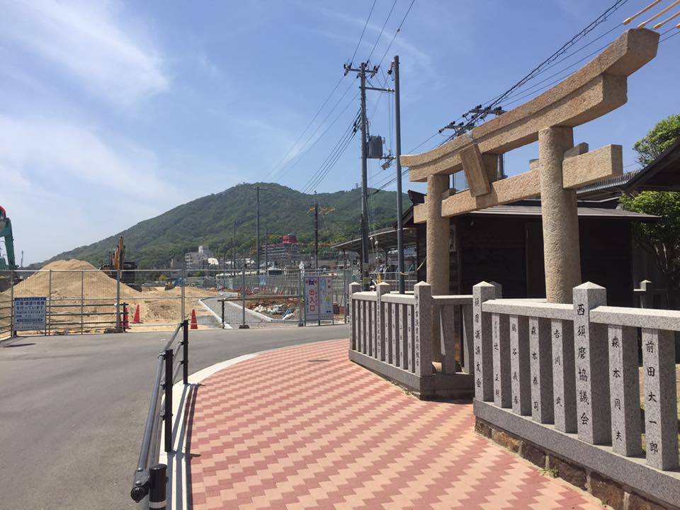 須磨海岸 整備中