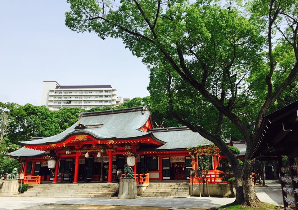 神戸 生田神社にて