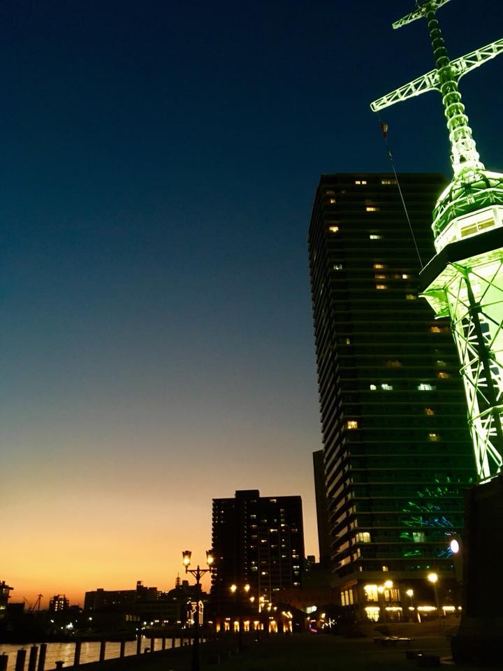 神戸煉瓦倉庫界隈の夕暮れ
