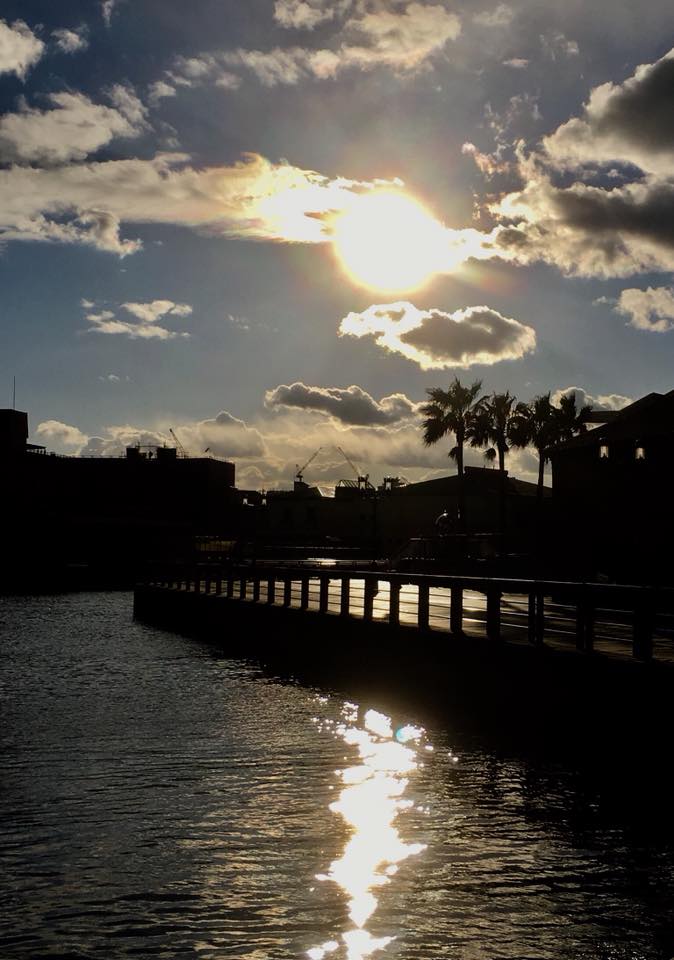 ハーバースカイからの夕暮れ