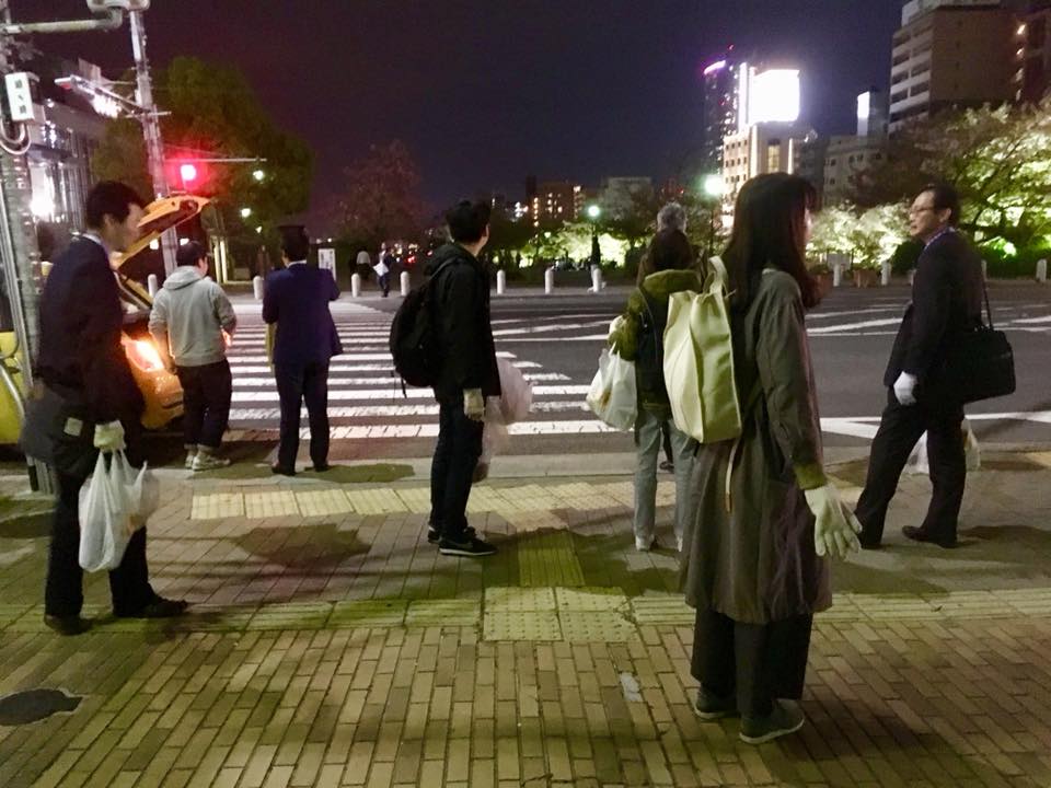 生田川公園にて