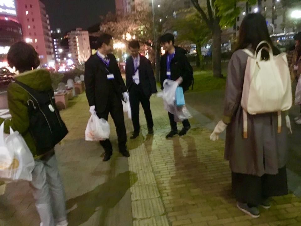 生田川公園にて