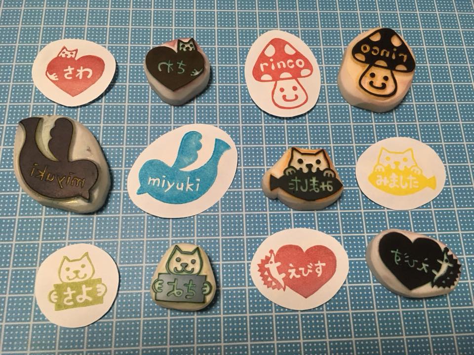 【文具の市 ワークショップ 1】はじめての消しゴムはんこ教室