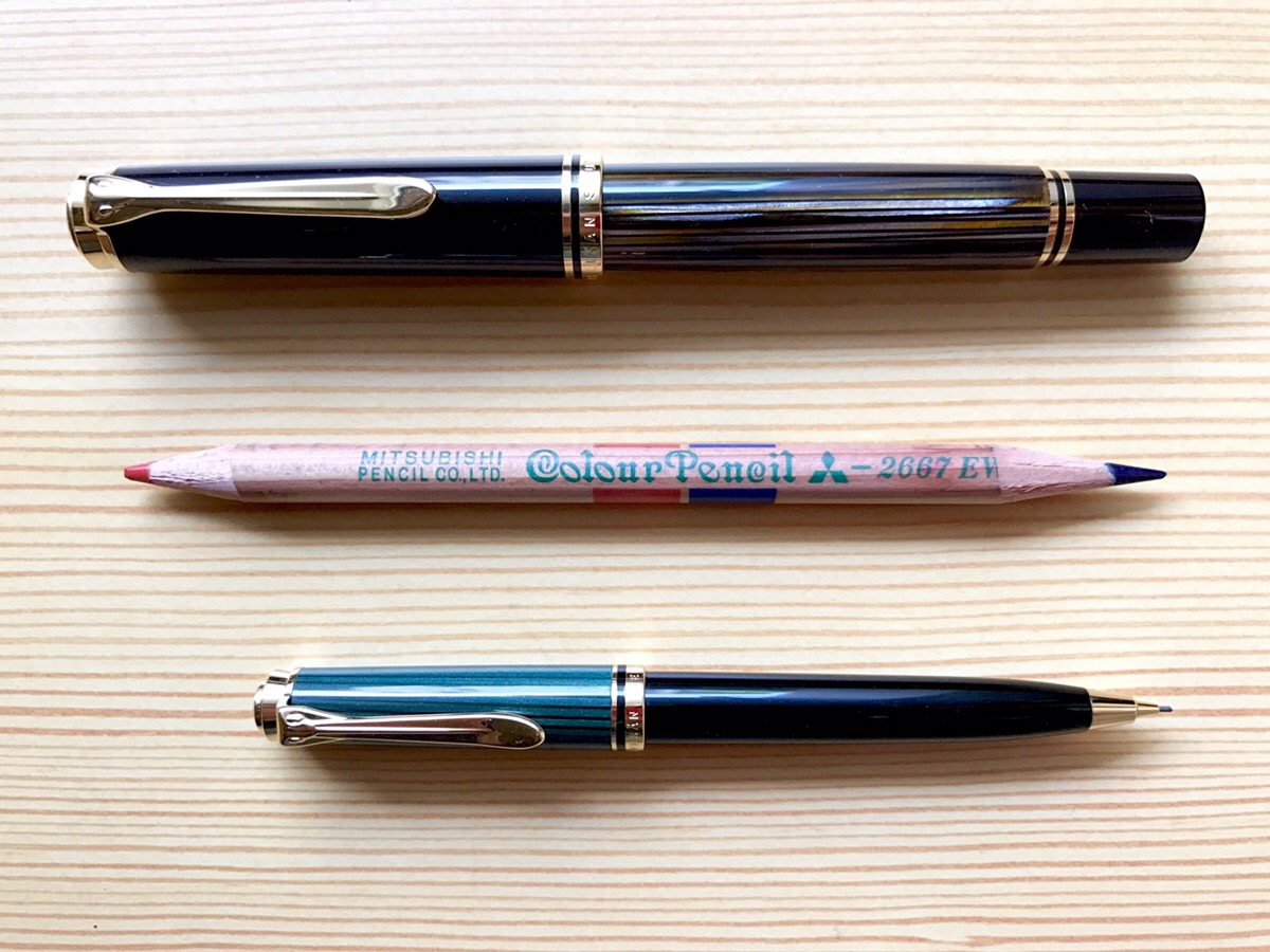 小日向京のひねもす文房具｜第百四十五回「ペリカン スーベレーン D300 ペンシル 0.7mm 緑縞」