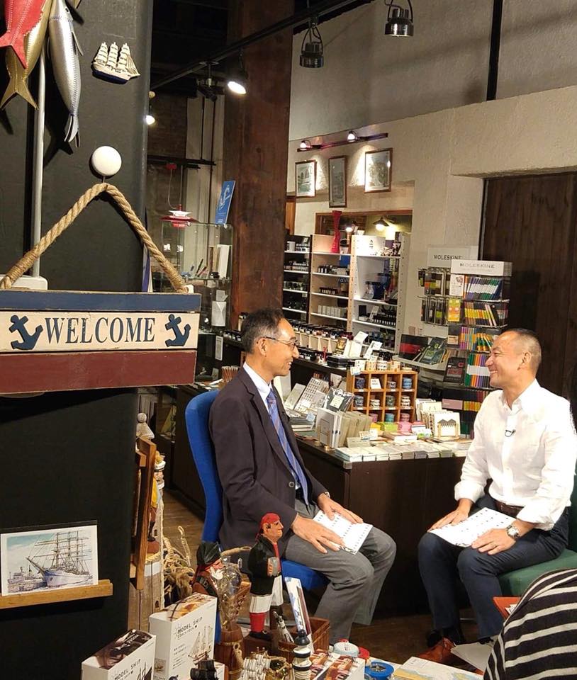 神戸煉瓦倉庫店にてTV取材