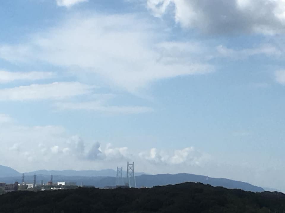 秋晴れの神戸総合運動公園