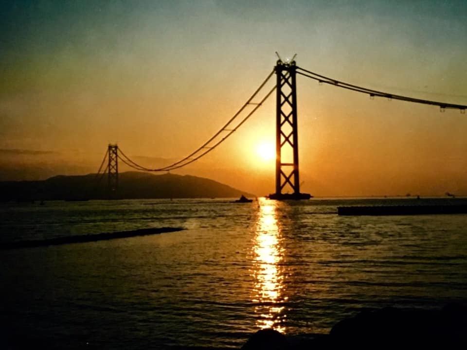 神戸西海岸夕陽色万年筆 準備中