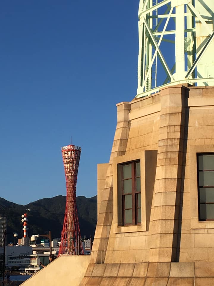 神戸ハーバーランドにて